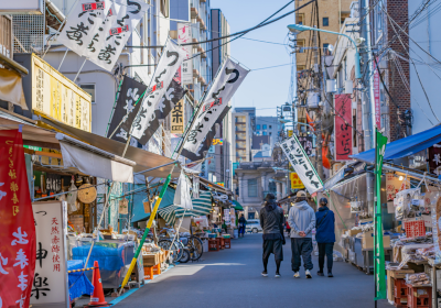 築地の街並み