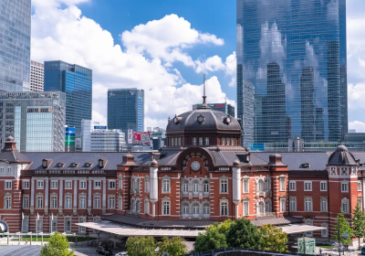 東京駅の街並み