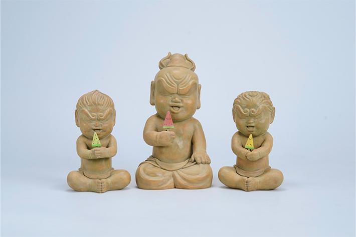 三好桃加 展示「仁王像たちのオフの日. 2026 夏」